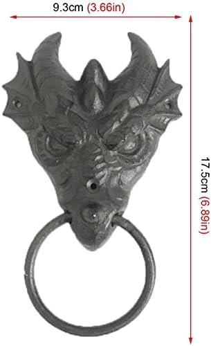 Front Door Door Knocker - Vintage Dragon Head Door Decor