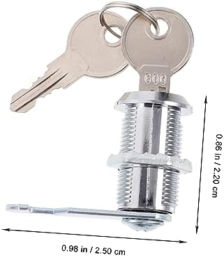 HOMSFOU Cam Lock Door Set 5pcs Preserve cabinet door lock