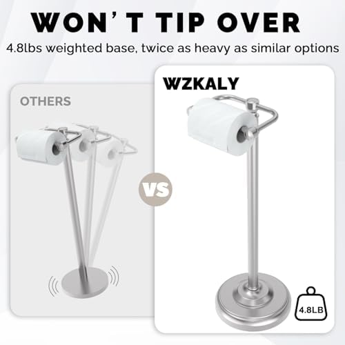 Stainless Steel TP Holder Brushed Nickel 22 Height