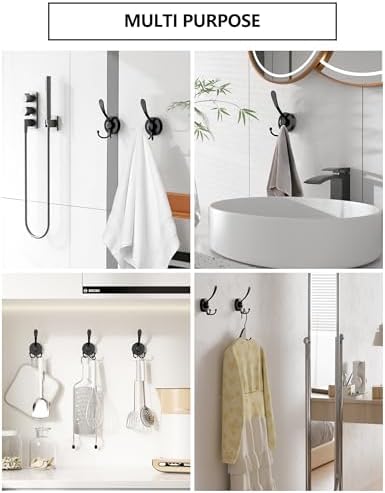 Stylish 2-Piece Suction Cup Hooks