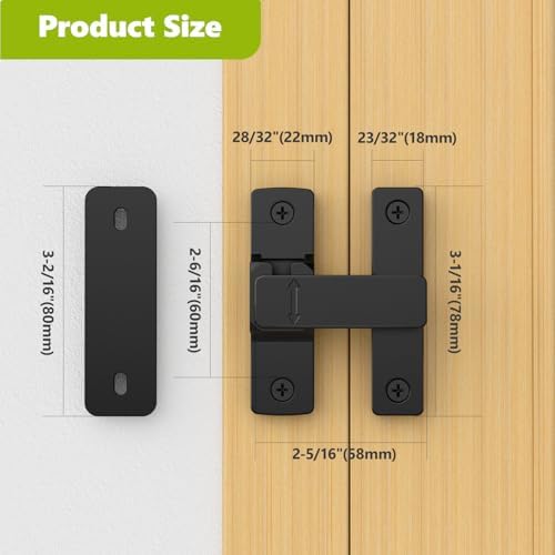 Sturdy slid Lock for Barn Doors