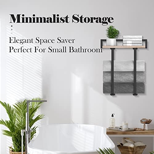 Space-Saving Towel Rack