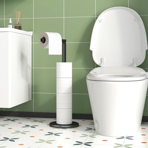 Sturdy Comfortable Toilet Paper Holder Black