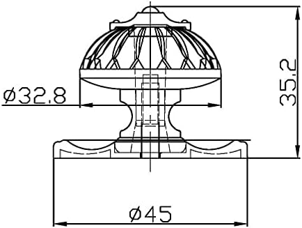 Richelieu Eclectic 1516 Knob for Kitchen Bathroom