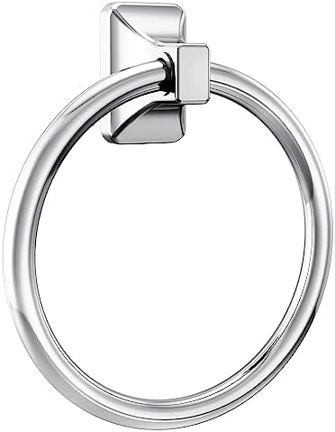 Stylish Modern 625-Inch Chrome Towel Ring