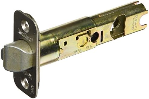 Kwikset Adjustable Radius Deadlatch Brass Finish ForLatch