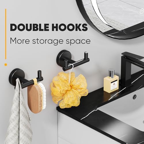 Secure Durable Towel Hook Set