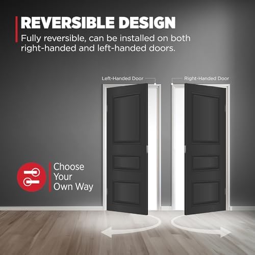 Kwikset San Clemente Front Door Handle Set with Microban Protection