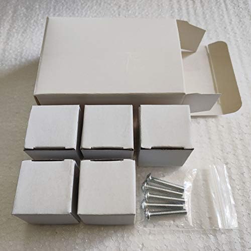 5-Piece Crystal Cabinet Knobs - 30mm Pink Crystal knobs for drawers dressers kitchen and more