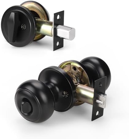 3-Piece Door Knob and Deadbolt Set with Keyed Entry