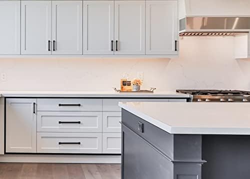 High-Quality Kitchen Cabinet Pulls 10-Piece Set with Matte Black 5 Hole Centers for kitchens and cabinets