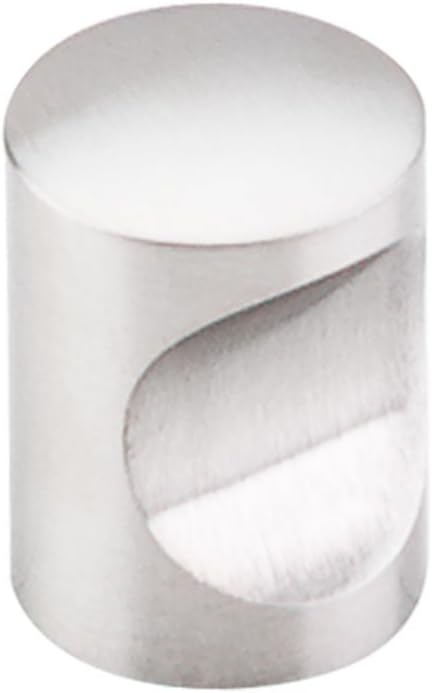 Top Knobs SS21 Stainless Steel Knob - 1316 Inch Diameter Brushed Surface Elevated Kitchen cabinets
