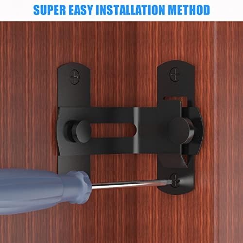 Premium 90-Degree Barn Door Lock for Home Outdoor Use