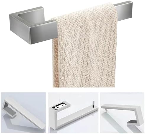 Modern stainless steel towel holder