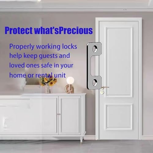 Solve Your Lock Struggles - TDPROMOTO Strike Plate for Exterior Doors