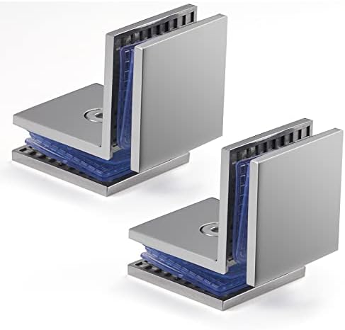 Ranbo Square 304 Stainless Steel Glass Clamp 8mm Thickness