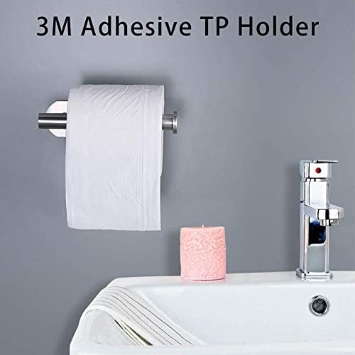 Fastest Toilet Paper Holder with 3M Tape No Drilling Required