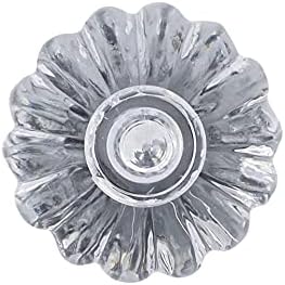 Richelieu Clear and Chrome Eclectic Cabinet Knob