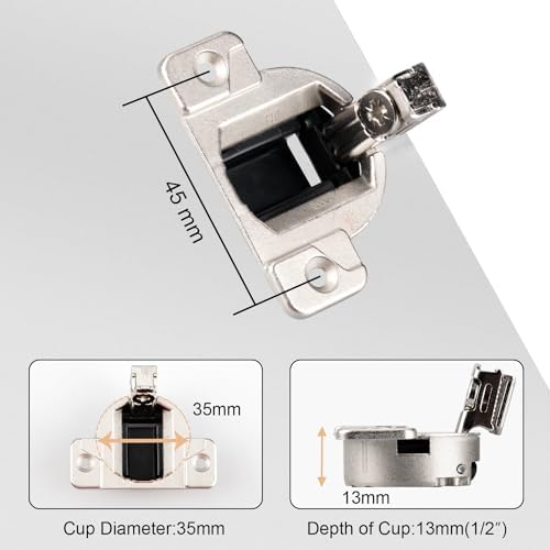 Replacement Blum 110 Degree Cabinet Hinges Compact 33 Hinges for Doors 16mm-19mm Thick