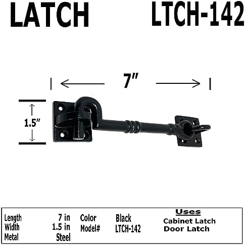 Antique Hardware Depot 7 Vintage Cast Iron Latch