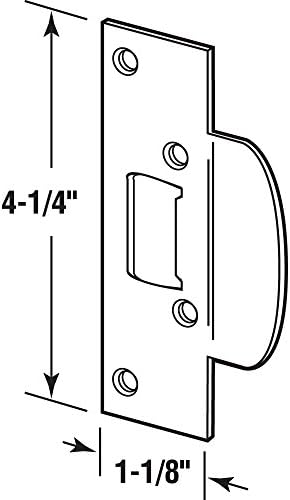 Secure PRIME-LINE Security Latch Strike for reinforced door security