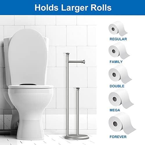 Ergonomic Toilet Paper Holder 5 Roll Capacity