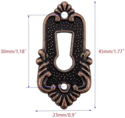 Distinct Design Retro Zinc Alloy Keyhole Cover for European Drawers