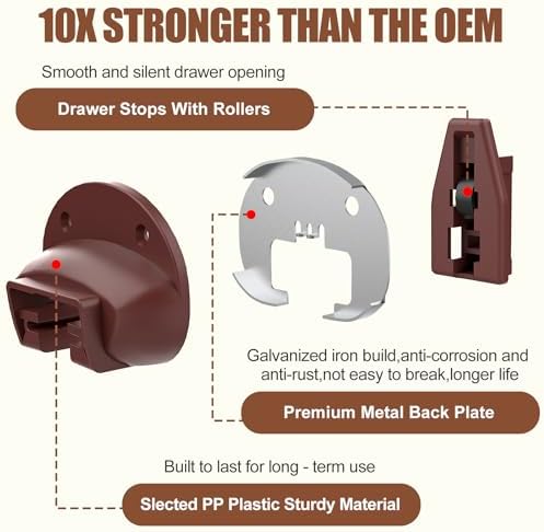Rite-Trak II Drawer Guide Kit Enhanced Compatibility for Commercial Drawers