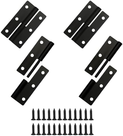 4-Piece Set of Durable Hinges for Doors Perfect for Home Kitchen