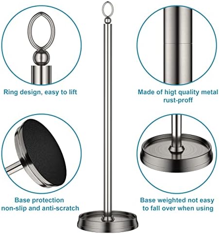 Heavy Weighted Toilet Paper Holder with Reserve Function Space-Saving Durable
