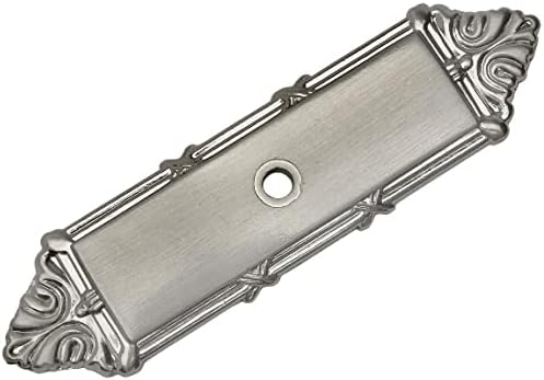 Cosmas Knobs5-Pack Satin Nickel Cabinet Hardware Knob Backplates 4-316 x 1 x 18 - Quality and Style for Your Home