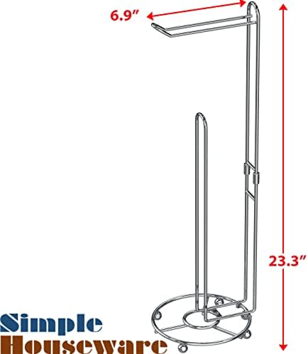 Simple Houseware Chrome Toilet Paper Holder Elevate Your Home