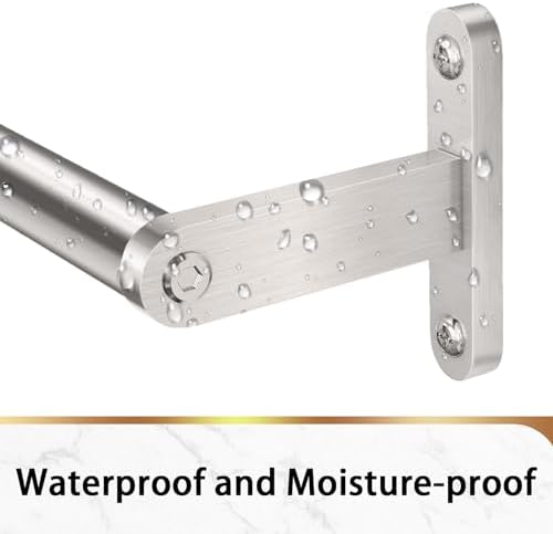 Modern 24-Inch Stainless Steel Bath Towel Bar