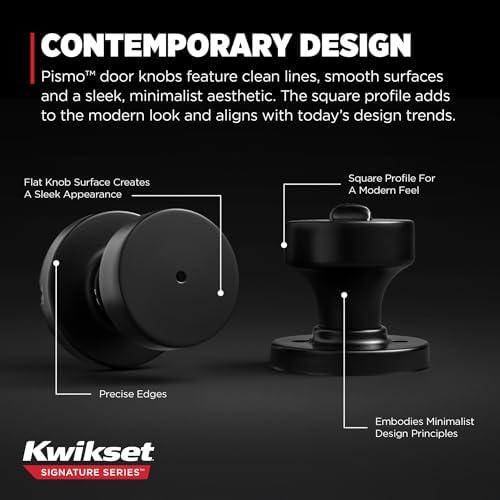 Kwikset Pismo Door Knob with Privacy