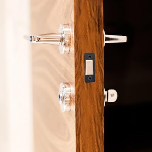 Deadbolt Restorer Strike Plate Black