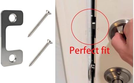Solve Your Lock Struggles - TDPROMOTO Strike Plate for Exterior Doors