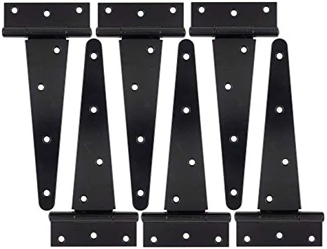 HLM Optimo Heavy-Duty Outdoor Hinges Set of 6 8 Replacement for Door and Fence
