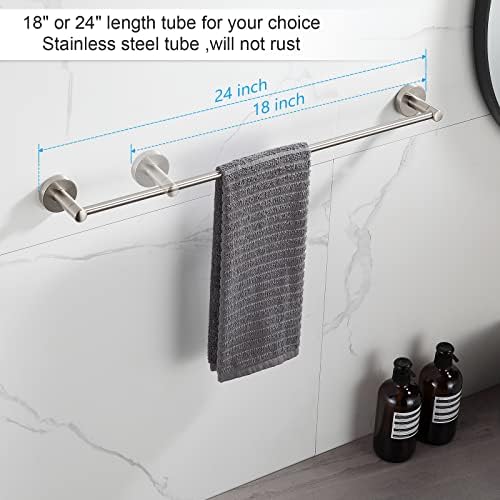 BGL 8-Piece Bathroom Accessory Set Towel Bar More