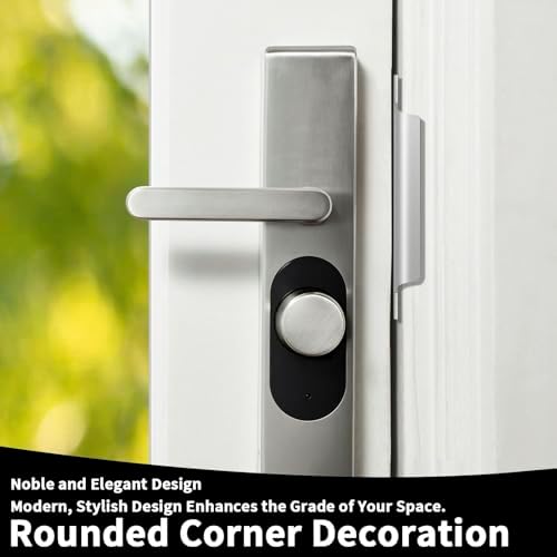 3-Piece Door Strike Plate Set 4-78 Inch Universal Deadbolt Replacement