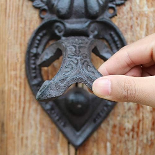 Small Lovely Angel Door Knocker Rustic Cast Iron