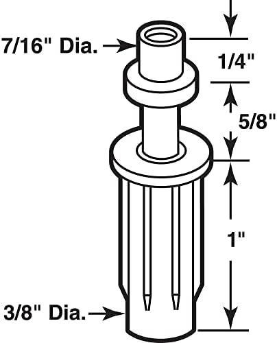 Prime-Line Bi-Fold Top Mount Pivot Guide 2-Pack