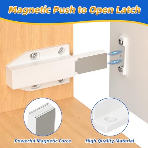 6-Pack Magnetic Push Latch by Jiayi