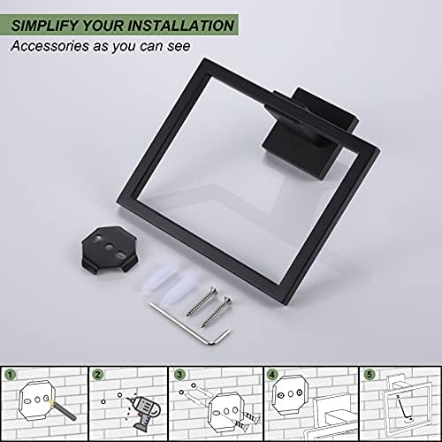 Stylish Towel Ring Modern Bathroom Hardware