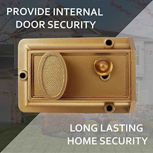 Secure Your Home with the Heavy Duty Night Latch Door Lock from Nu-Set