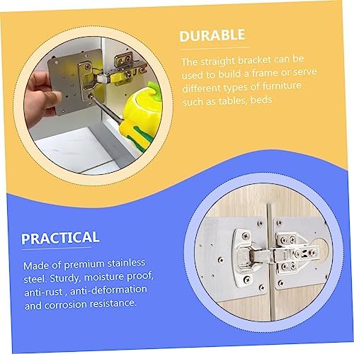 Gadpiparty 4pc Hinge Repair Plate Set