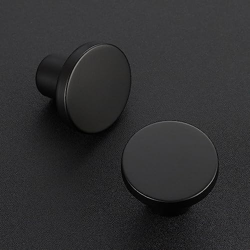 Perfect 10-Pack Knobs Modern Matte Black Cabinet Drawer knobs Durable Easy to Install for Kitchen Dresser Closet