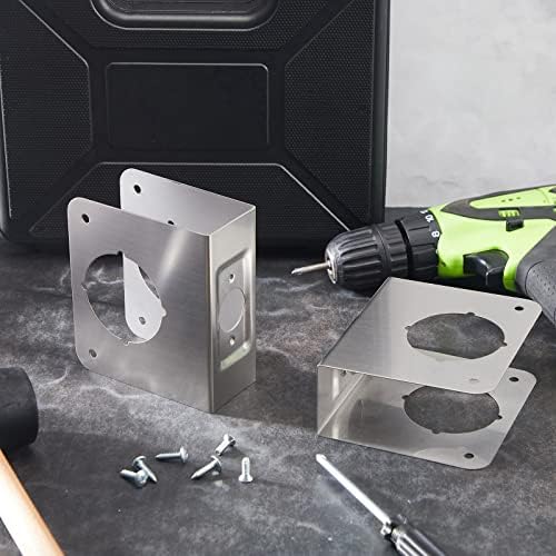 Lock Door Reinforcement Plate Set for Home Security