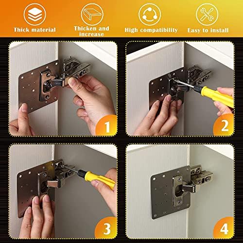 High-Quality Stainless Steel Cabinet Hinges Repair Kit for woodworking furniture