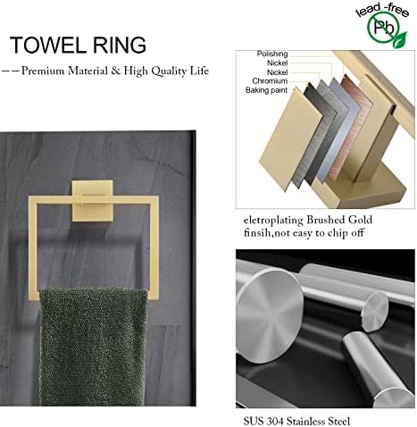 TNOMS 5-Piece Bathroom Hardware Set