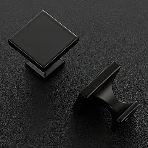 Ravinte 25-Pack Matte Black Cabinet Knobs for Drawers and Cabinets